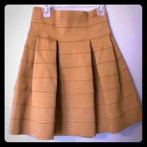 Mustard fit and flare skit from H&M. NWT